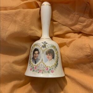 Vintage Decorative Bell with Portraits